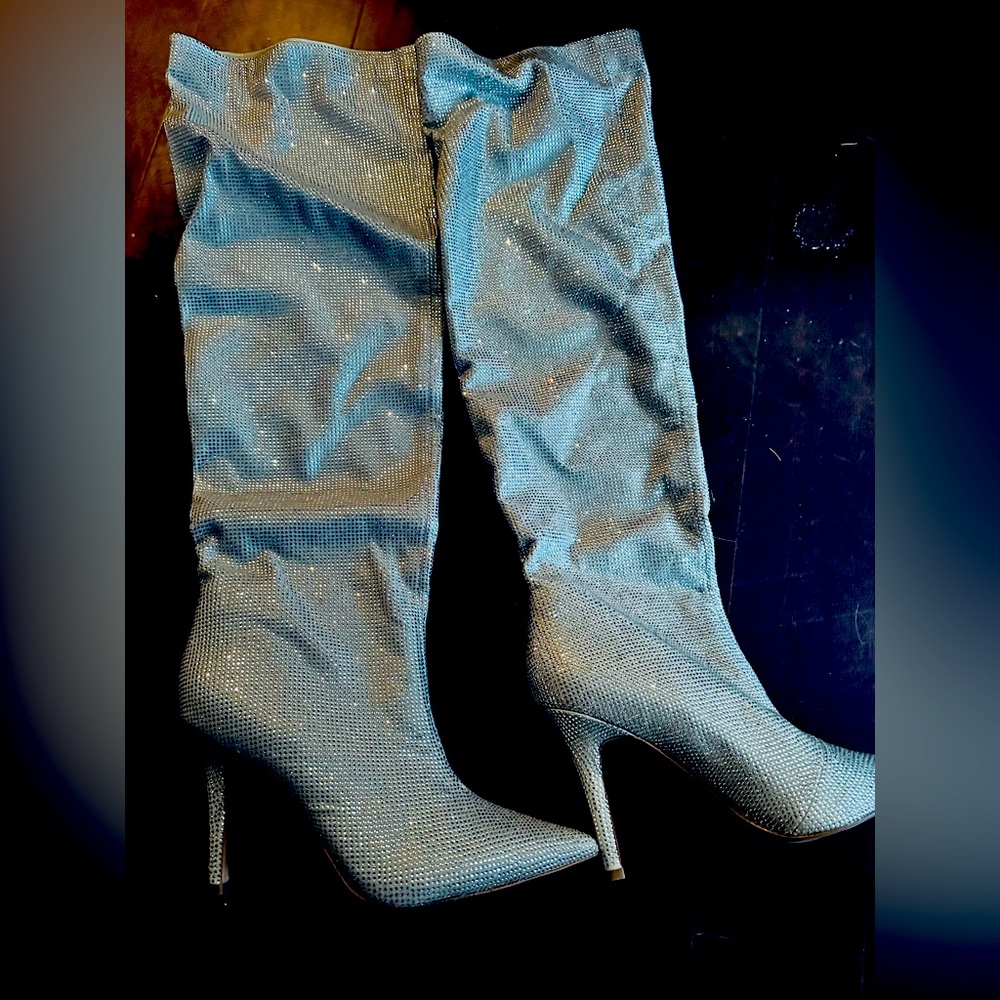 Brand new Aldo crystal boots